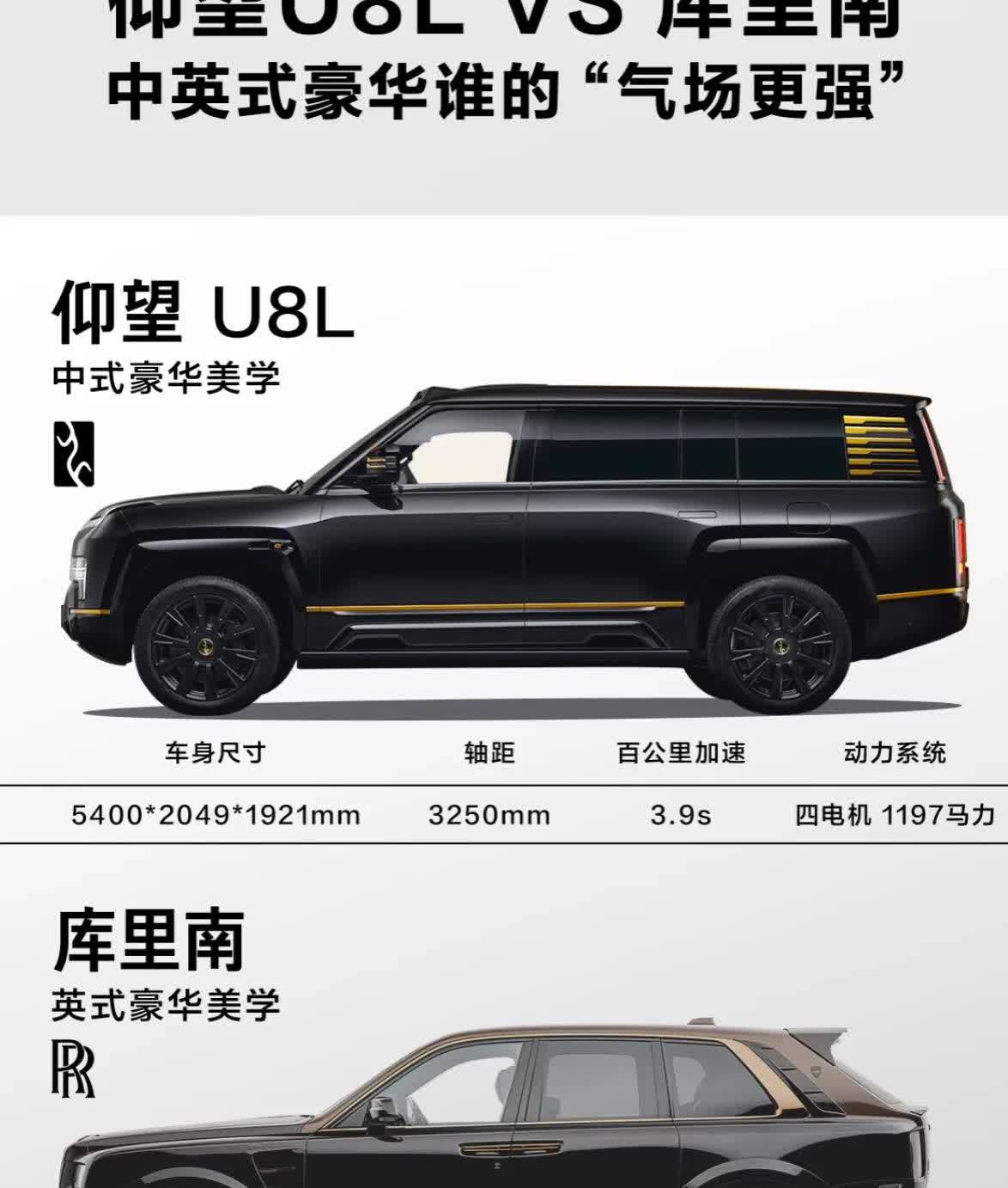 这么一看，仰望确实气场更强大，库里南抬不起头了[捂脸哭]