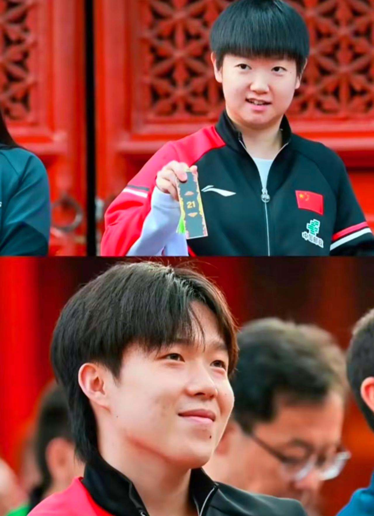这下出名了不仅球迷知道了，而且全国人民都知道了，孙颖莎简直是王楚钦的“小福星”