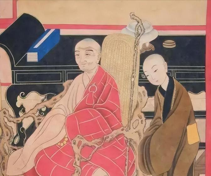 四川有一高僧身染重病，痛得在床上呻吟出声，圆寂前师父前来探望，问他平时修的佛法现