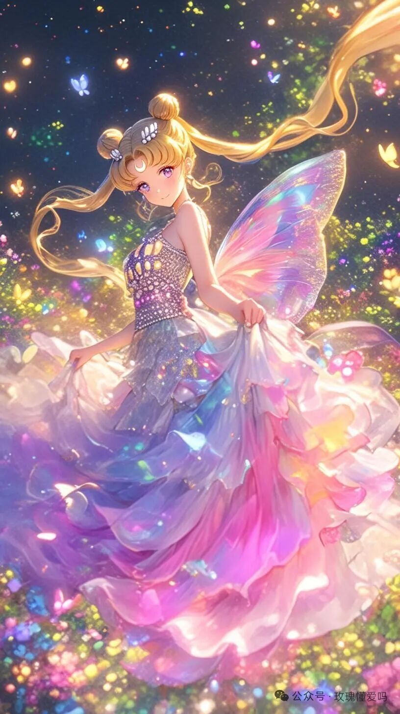 次元新星计划动漫点评团动漫月光赠予月亮公主斑斓的华服，美少女战士既是守护银河的战