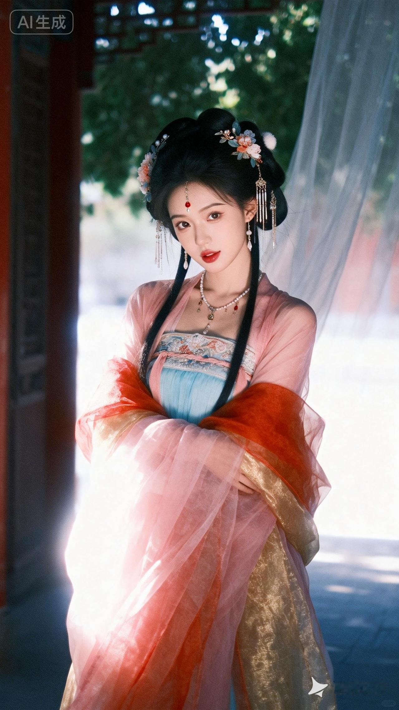 温婉国风美人摄影气质穿搭