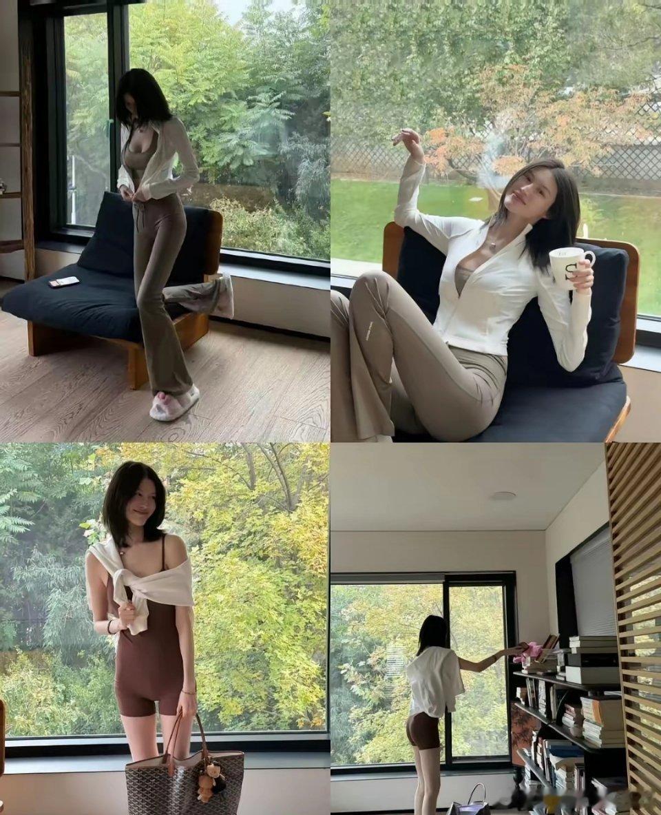 何穗生完孩子，瑜伽照一发，全网都炸了。不是她天生会瘦，是她压根没松过劲。孕肚还在