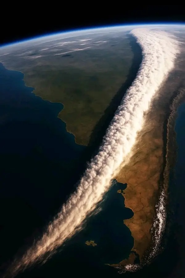 太空视角下的冷空气​​​