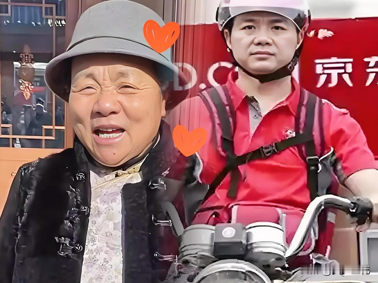 娘俩长得还真像刘强东的妈妈是个特别的人她的儿子刘强东，身家千亿。按理