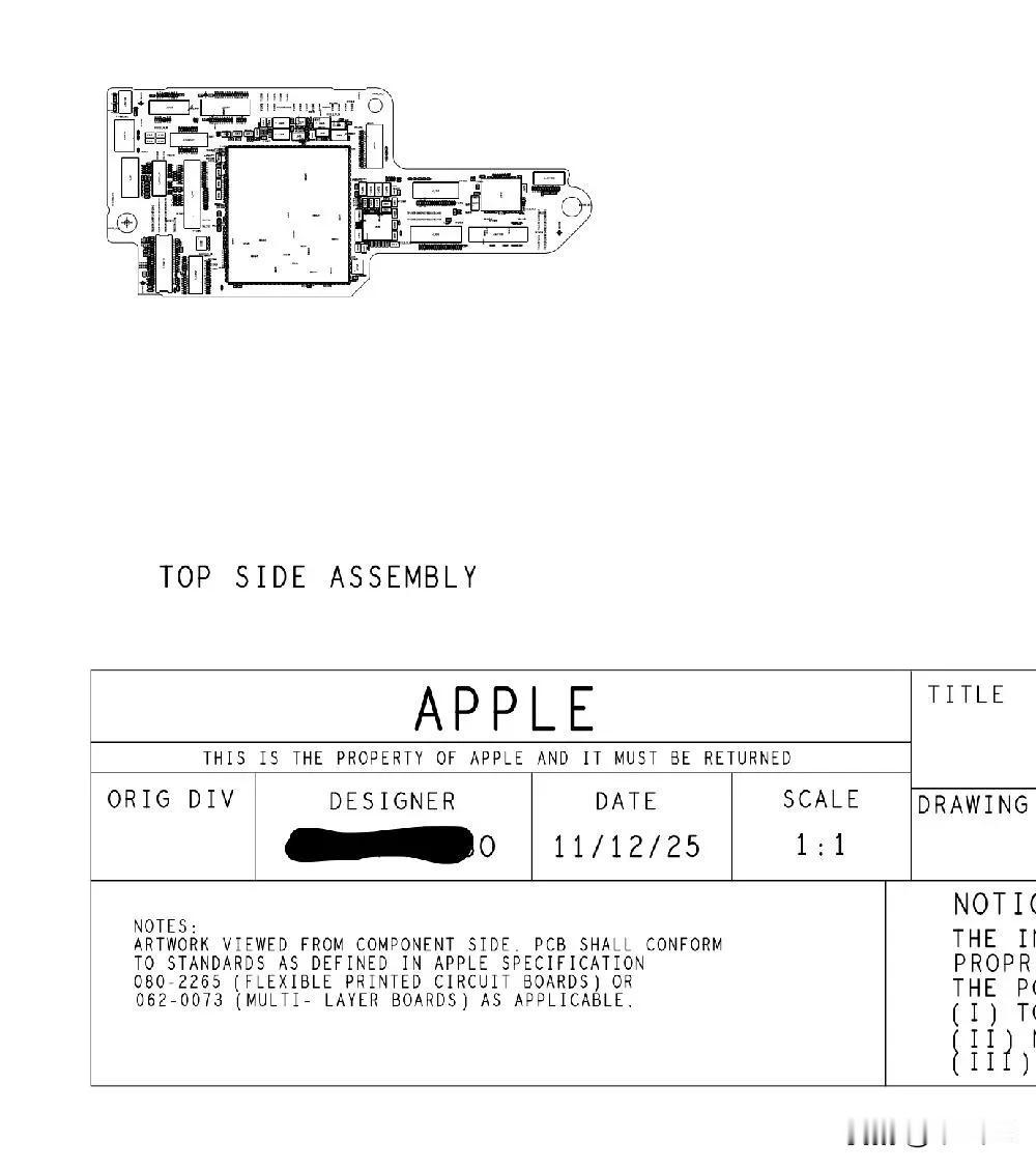 苹果信息泄露的过于详细，可以手搓苹果开发板印度塔塔泄密iPhone18