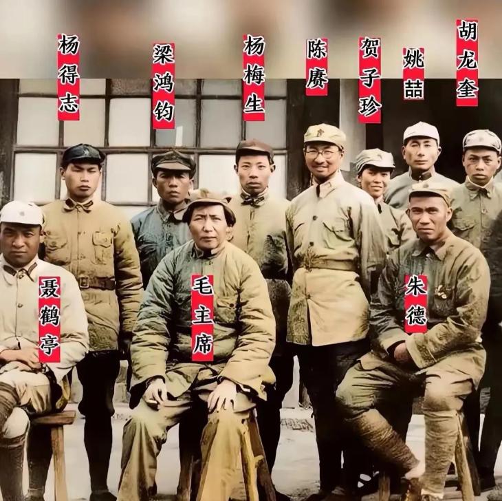 大将陈庚都在站着，毛主席，朱总司令都认识都了解，这个聂鹤亭是什么级别？这个照
