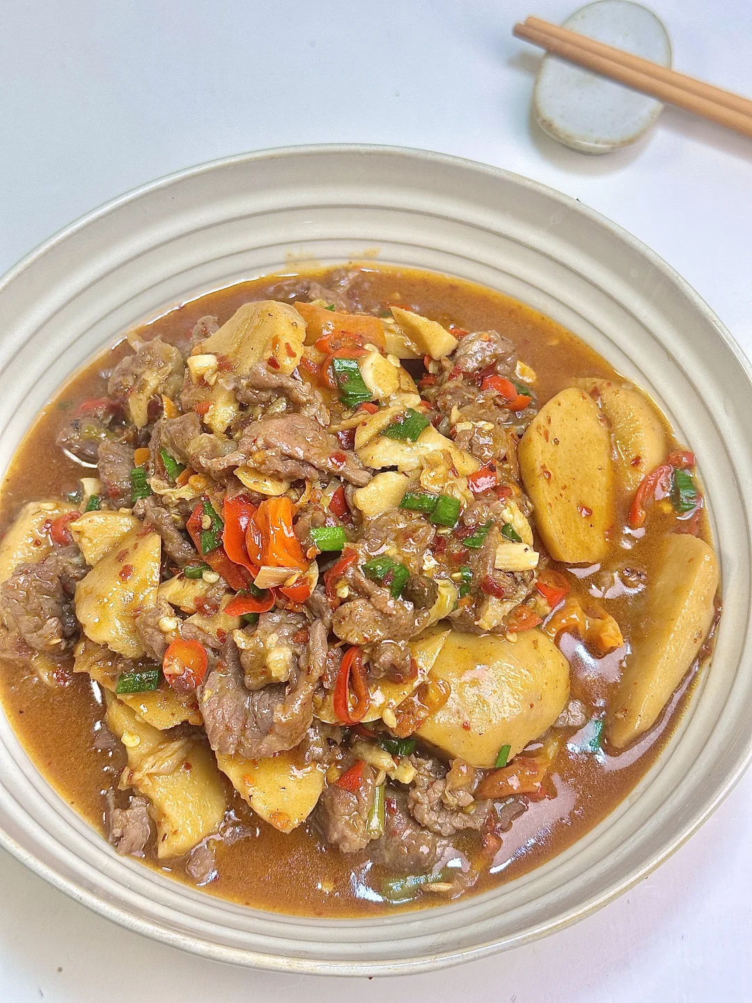 芋头烧牛肉 🥢饭张力拉满🔥