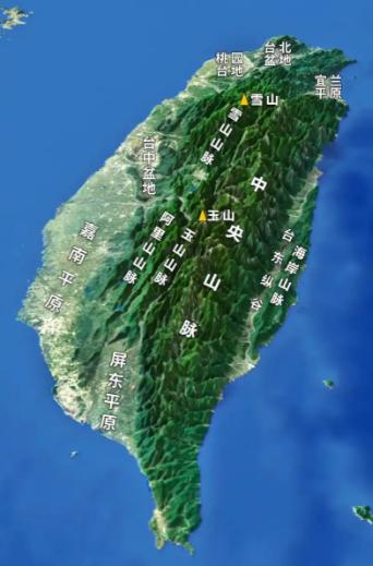 很多人以为台湾岛跟海南岛差不多，路网很发达，四面八方都通畅，其实不是的。下面这张