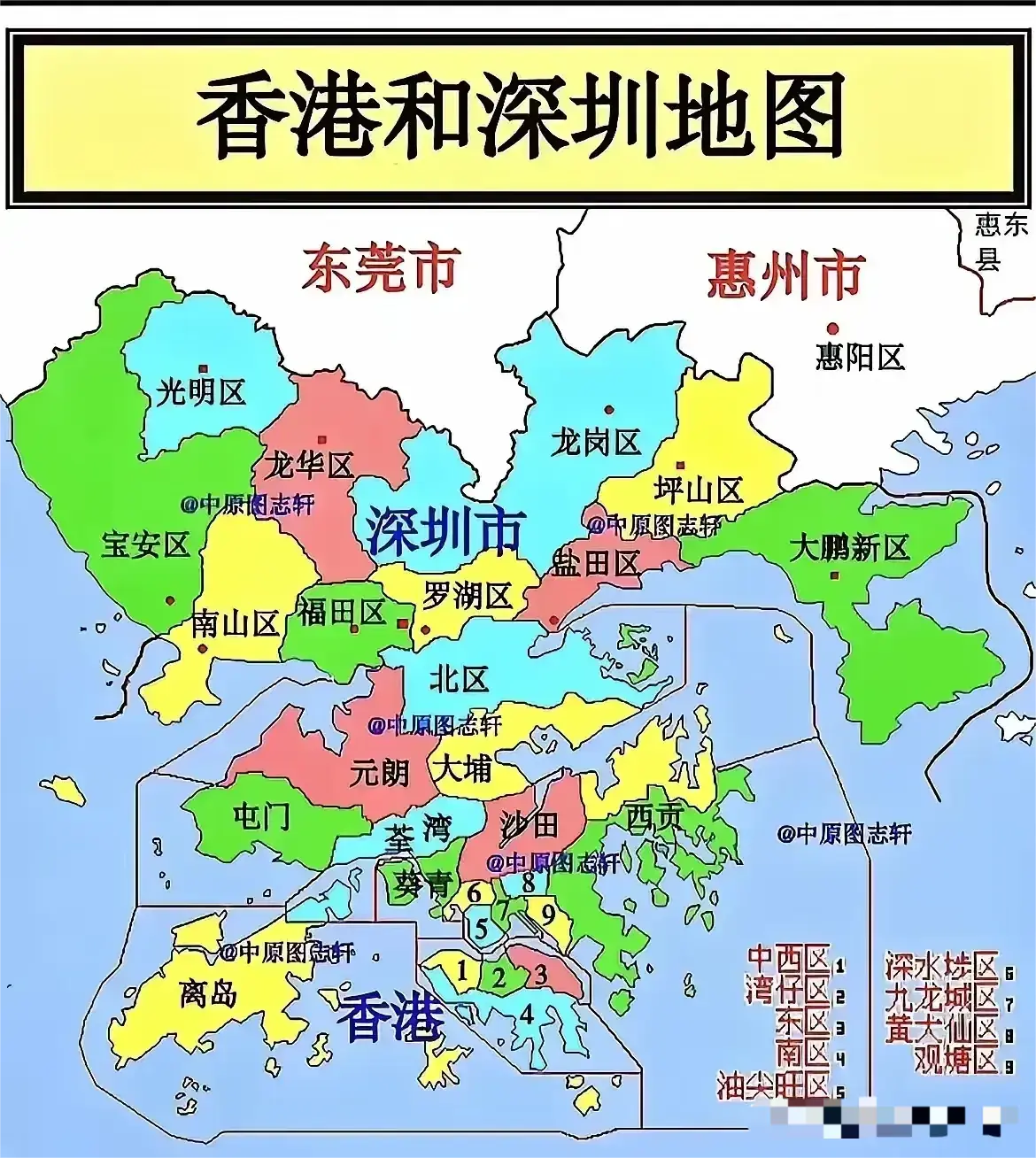 香港和深圳对比！大湾区主要的城市典范！