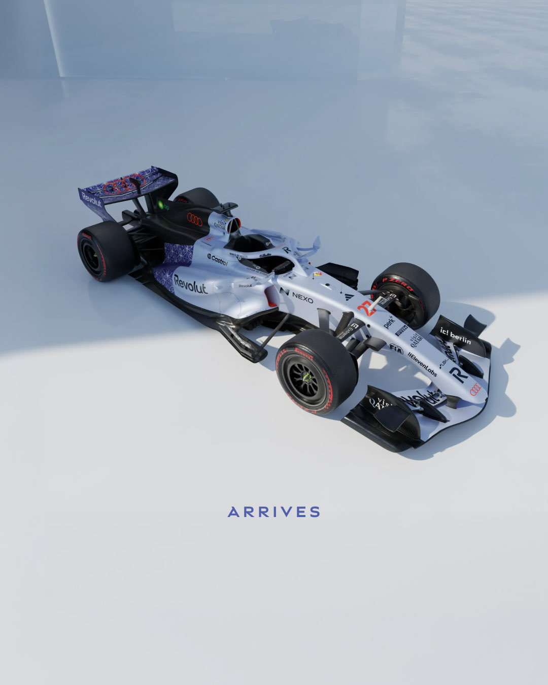 奥迪发布新加坡大奖赛特别版涂装F12026F1新加坡大奖赛​​​
