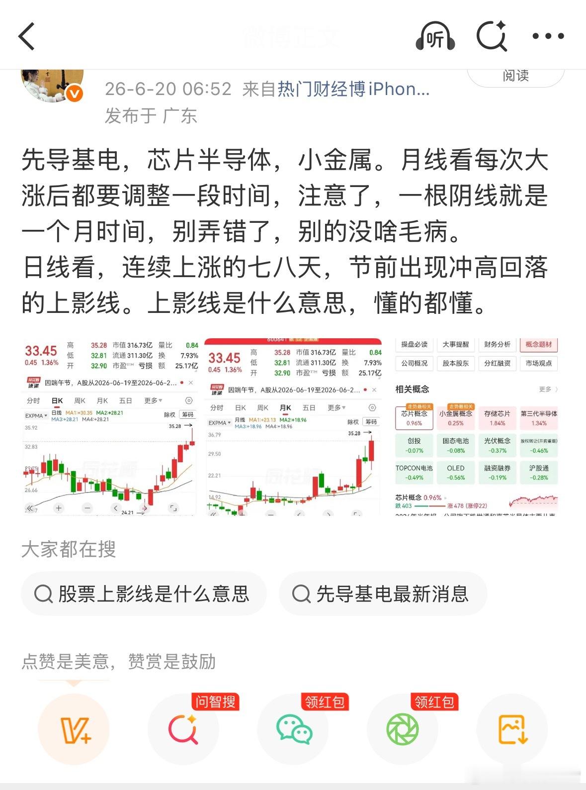 没想到啊没想到，先导基电竟然也能弄个两连板。6月21日那一天能跳起来，虽然跳得不