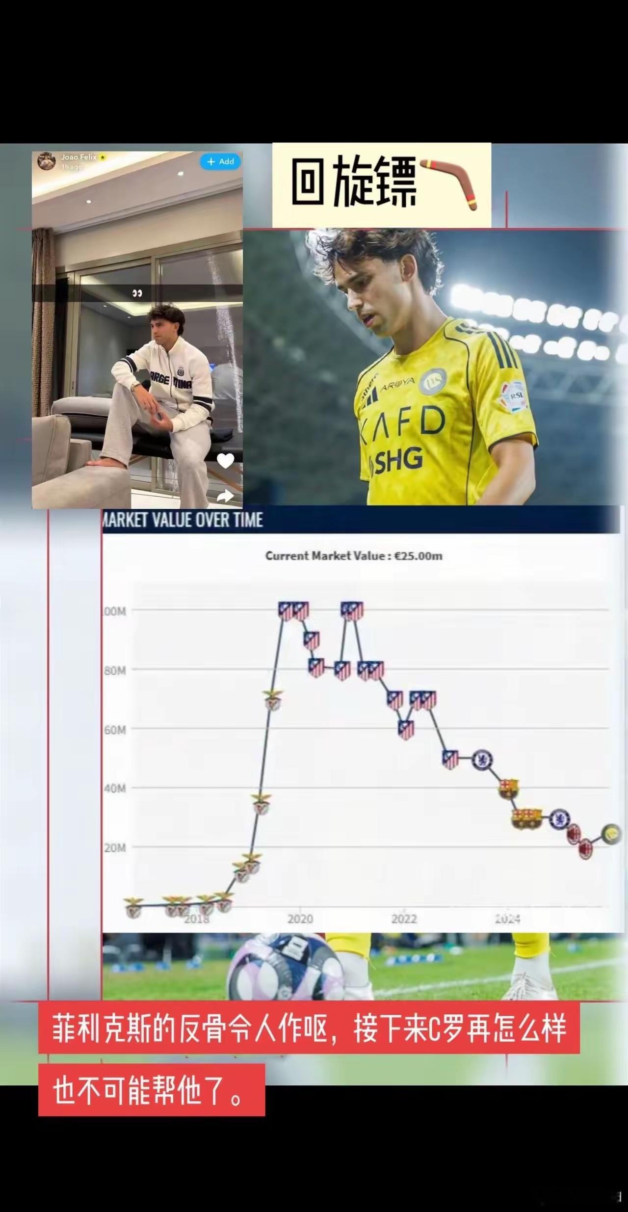 菲利克斯很难继续在葡萄牙国家队待了。随着C罗罢赛风波的接近尾声，菲利克斯也彻底贴