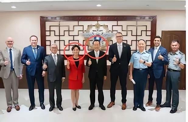 台"防长"顾立雄发表声明，7月31号这天，台湾管军队的顾立雄见了美国议员金映