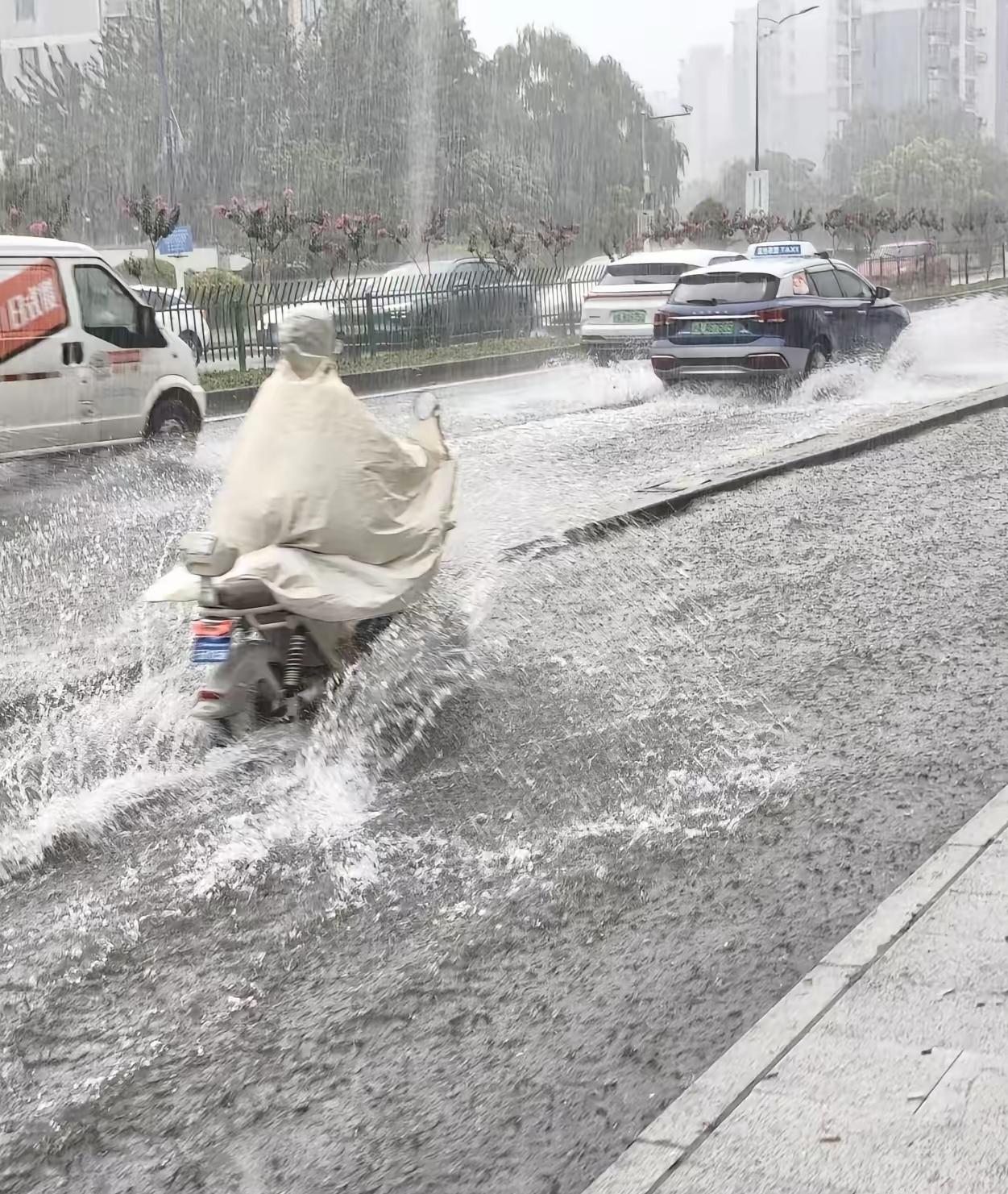 “大雨过后，一大爷捡了块车牌，开口就跟车主要300块辛苦费。车主直接气笑了：‘不