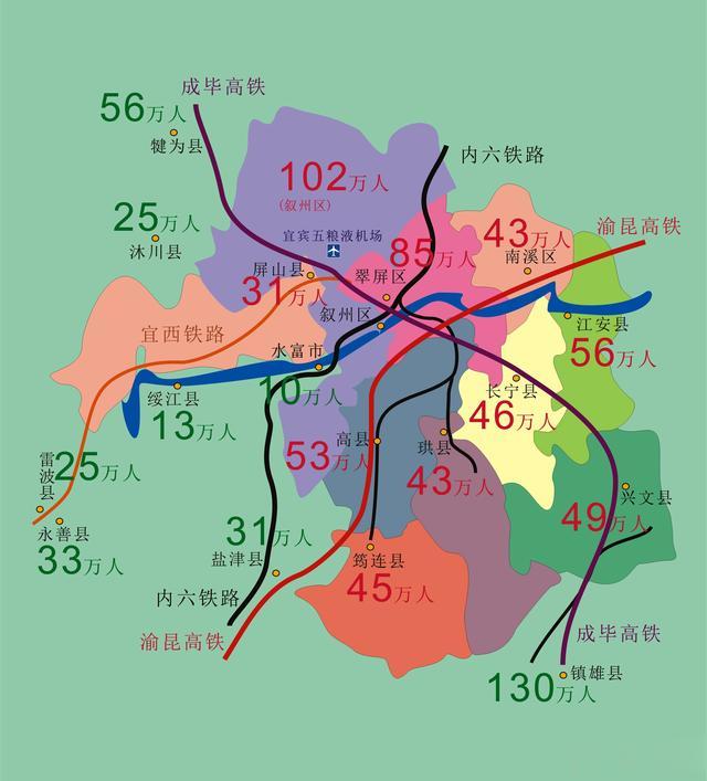 宜宾和泸州“瓜分云南贵州2大门户”谁优势大?