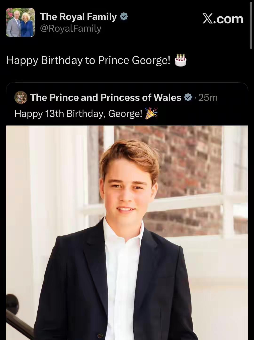 查尔斯的偏心，可不是一点点！长孙乔治王子的生日，他得来点不同的，这不，王室的社