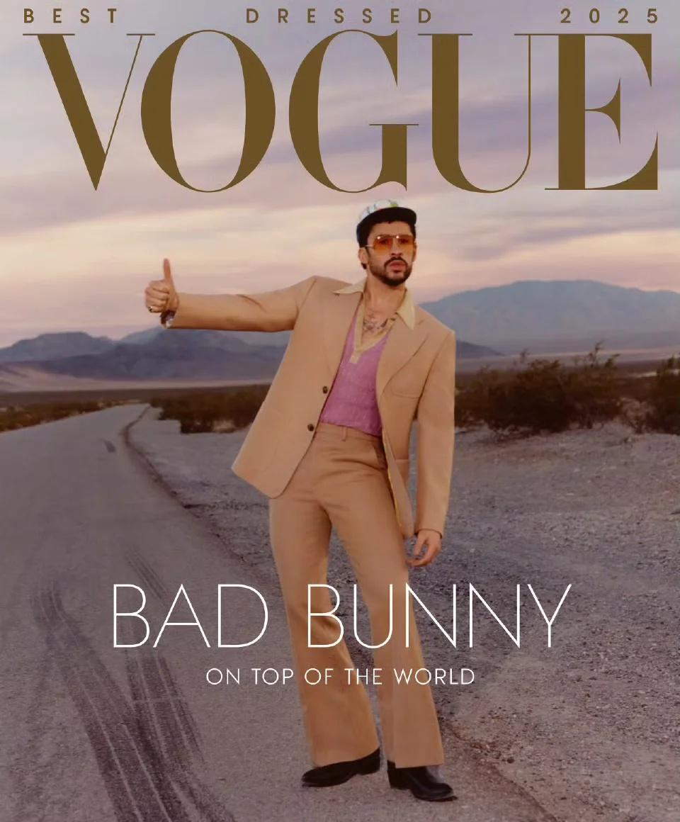 VOGUEUSbestdressed2025BadBunny摄影：