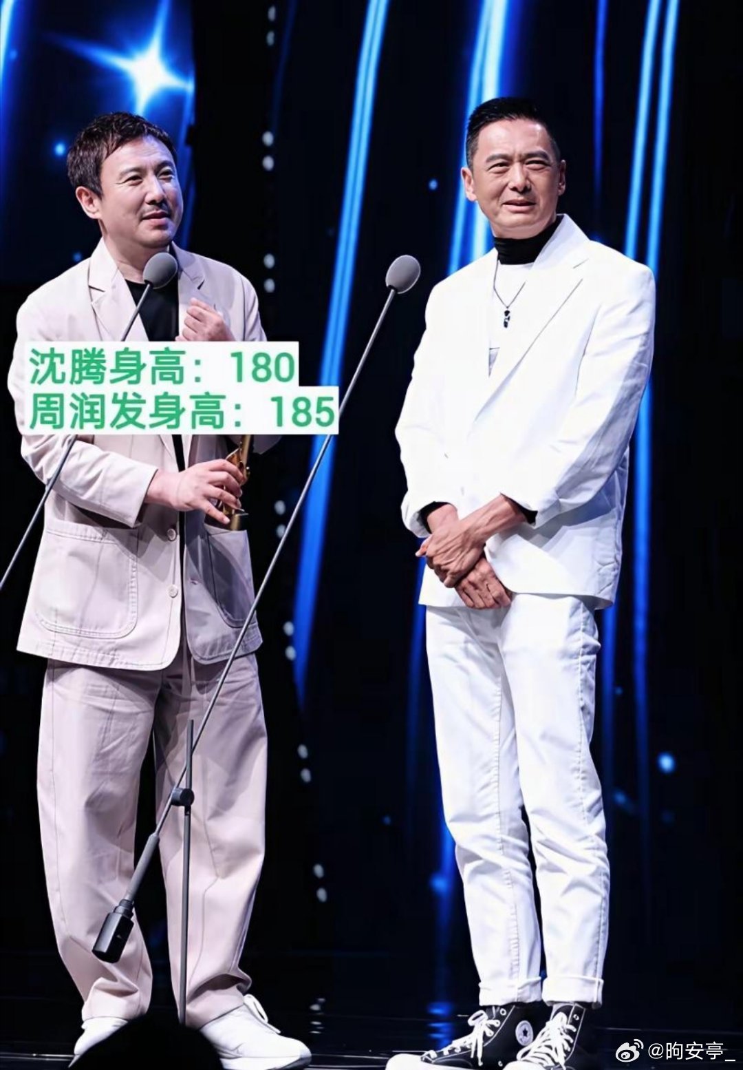 原来这是男明星的真实身高啊万万没想到邓超和彭于晏差不多高，最让人想不到的是郭富城居然和王宝强身高差不