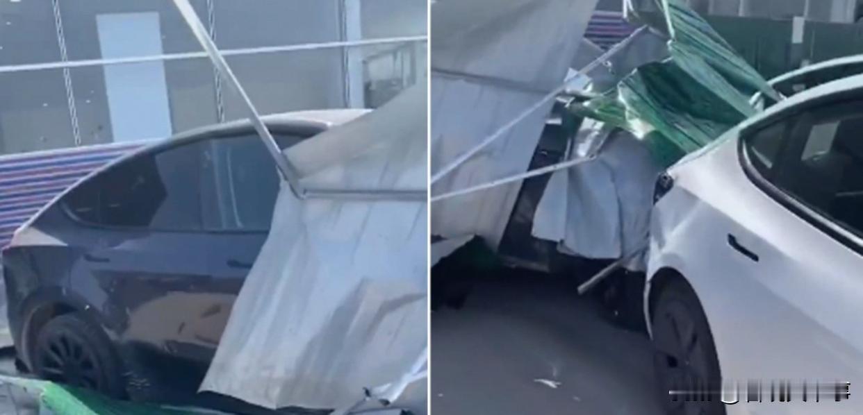 这是谁的责任？山东青岛，一女子买了台特斯拉，在店里办手续时新车突然被另一名车主给