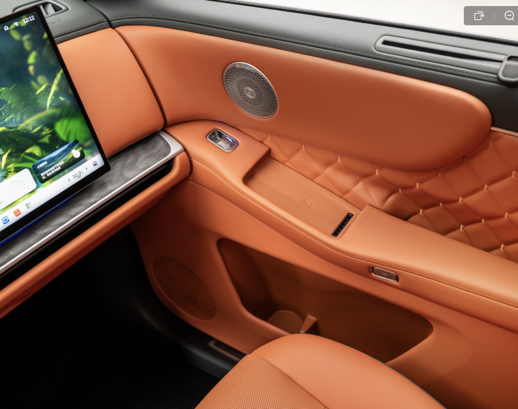 魏牌V9X这个车门扶手那是手机无线充？感觉还挺合理，除了主驾适合放中控扶手，其