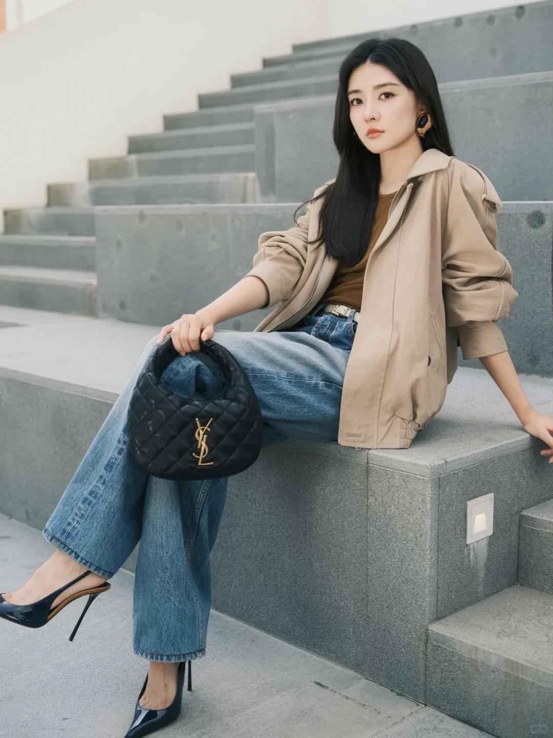 梁洁画报，超优雅的御姐气质！