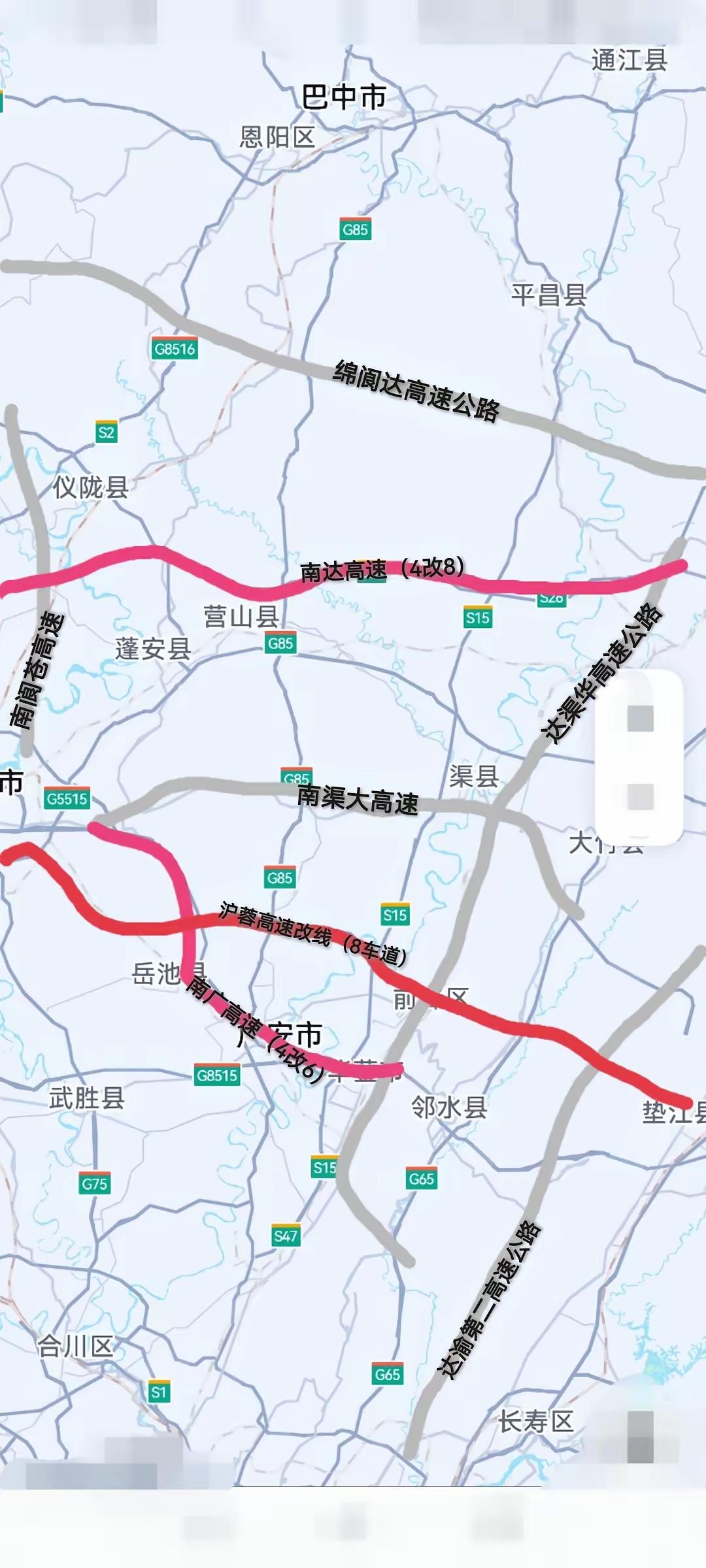 南充接下来就是要全力完善东出通道，等南充二绕和南潼高速通车以后，接下来的重点就是