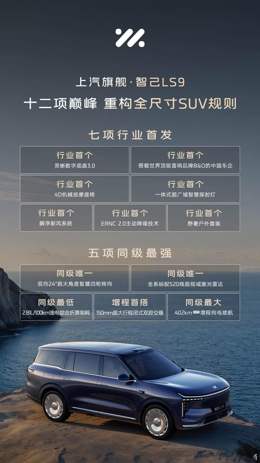 每家都得有个9，智己LS9早不是秘密，11月4日预售智己出新品，主打炸裂，过几天