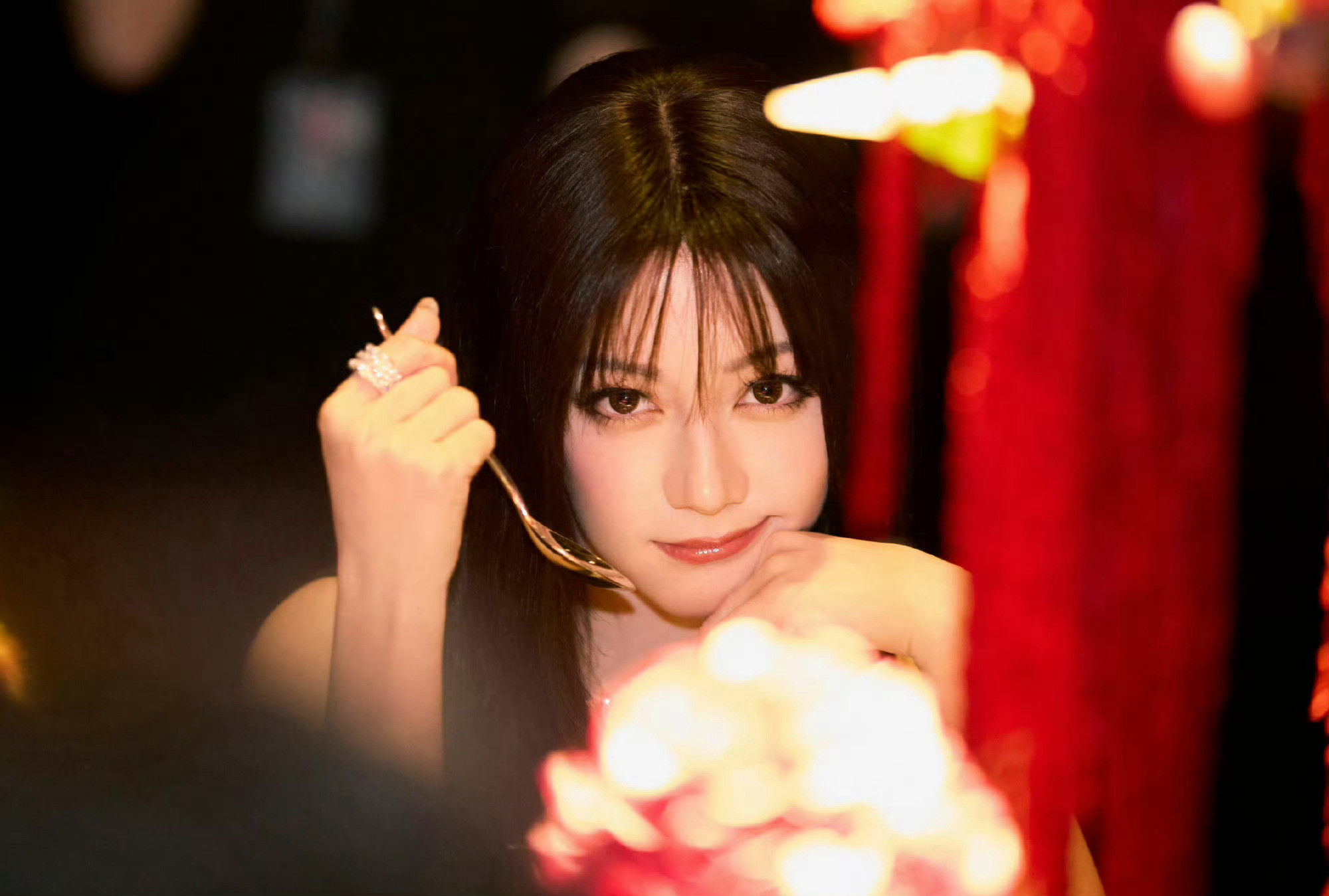 迪丽热巴青涩女大​​​