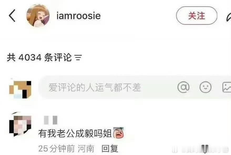 只是网友之间的回复而已，成毅真无妄之灾司晓迪打假排名
