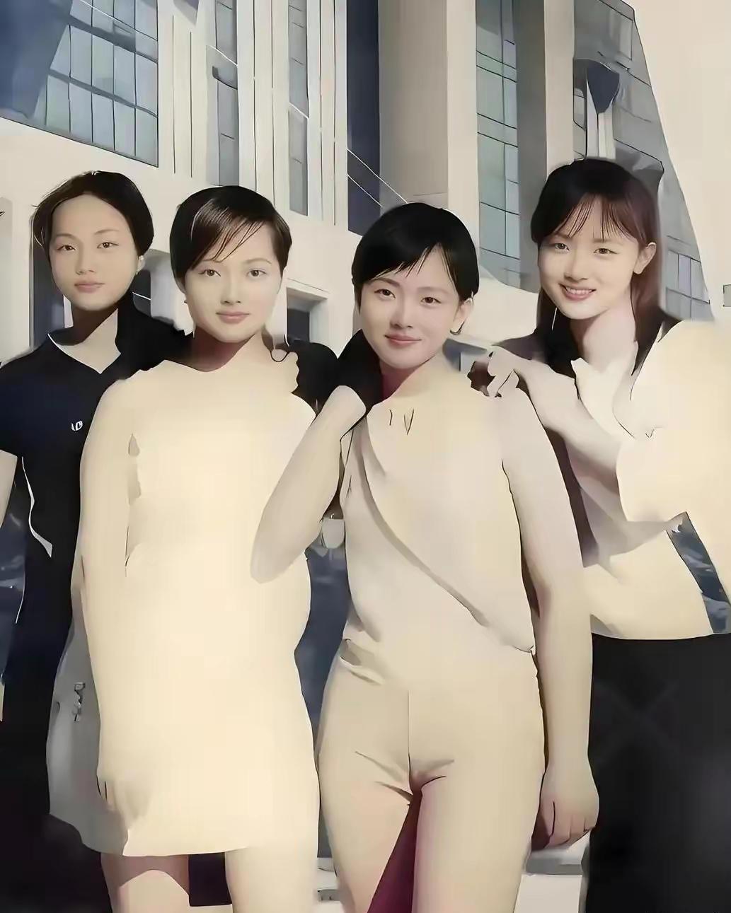 上世纪九十年代的美女。
