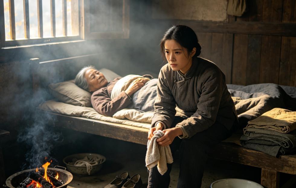 村里的王阿婆，78岁，昨天下葬了，村里人都说，全是她自己作的。​​她年轻时候特