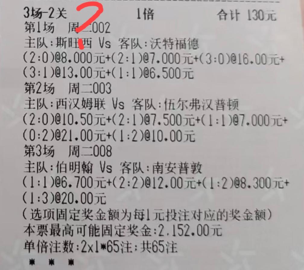 看到这样一张足球彩票，你的第一感觉是什么？网上看到的一张彩票，当我看到这张彩票