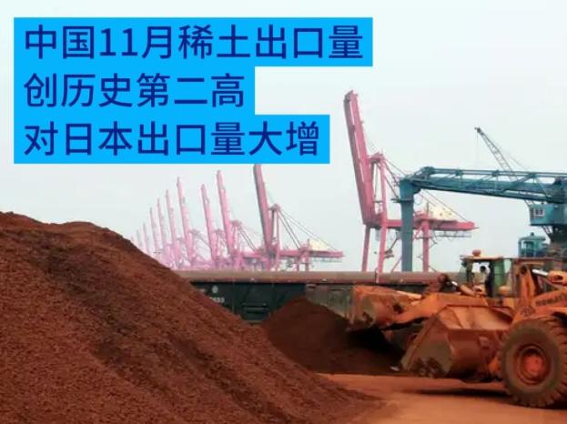 日本慌了！日本从中国进口的稀土量暴增35%！12月20日，根据德媒报道，中国海关