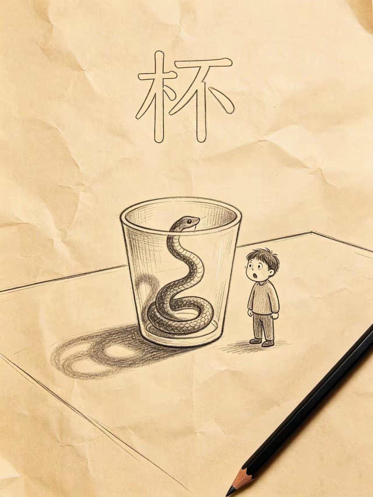  杯中藏蛇，看图猜成语！能答对的人，语文功底不一般看图猜成语成语猜猜猜