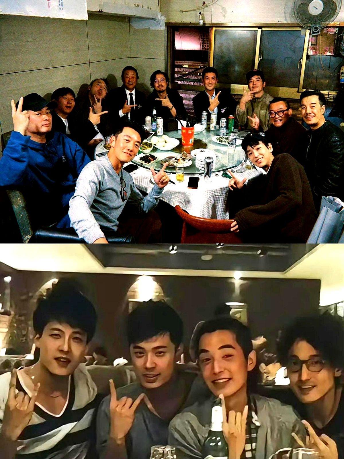 《爱情公寓》重聚，但他们早不是一路人了。郑恺就为戏剧学院80周年校庆发了张合