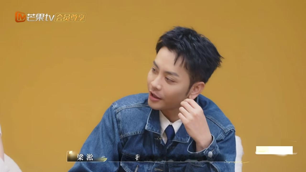 自己也觉得很离谱吧节目播出后梁淞说:“回头来看节目，我真的像个傻子一样，每天一