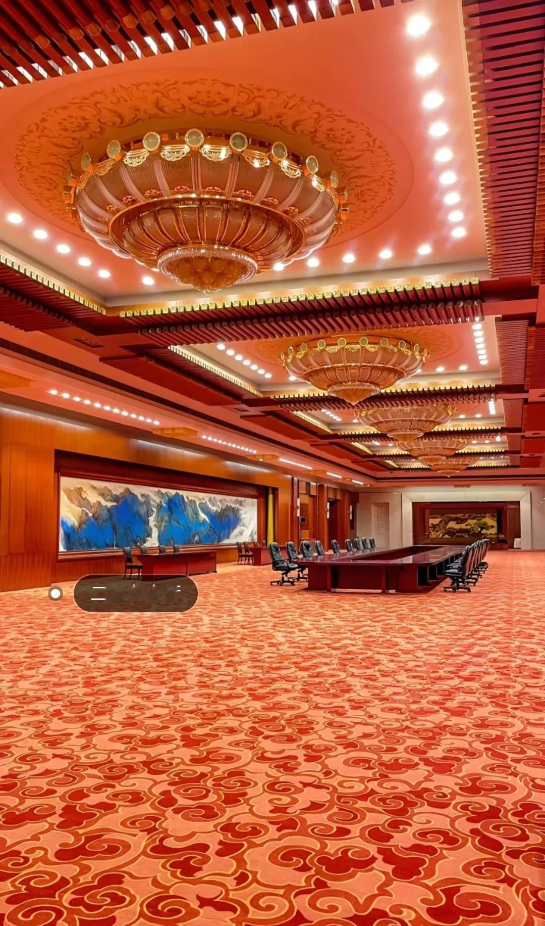 为什么鲁比奥会对着我们的大会堂的天花板赞不绝口？看完这张图瞬间就懂了！这张图