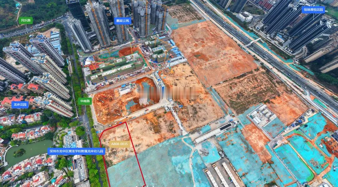 龙华民治这宗块，属于华南物流园土地整备项目的首宗出让地块，整体规划体量庞大，未来