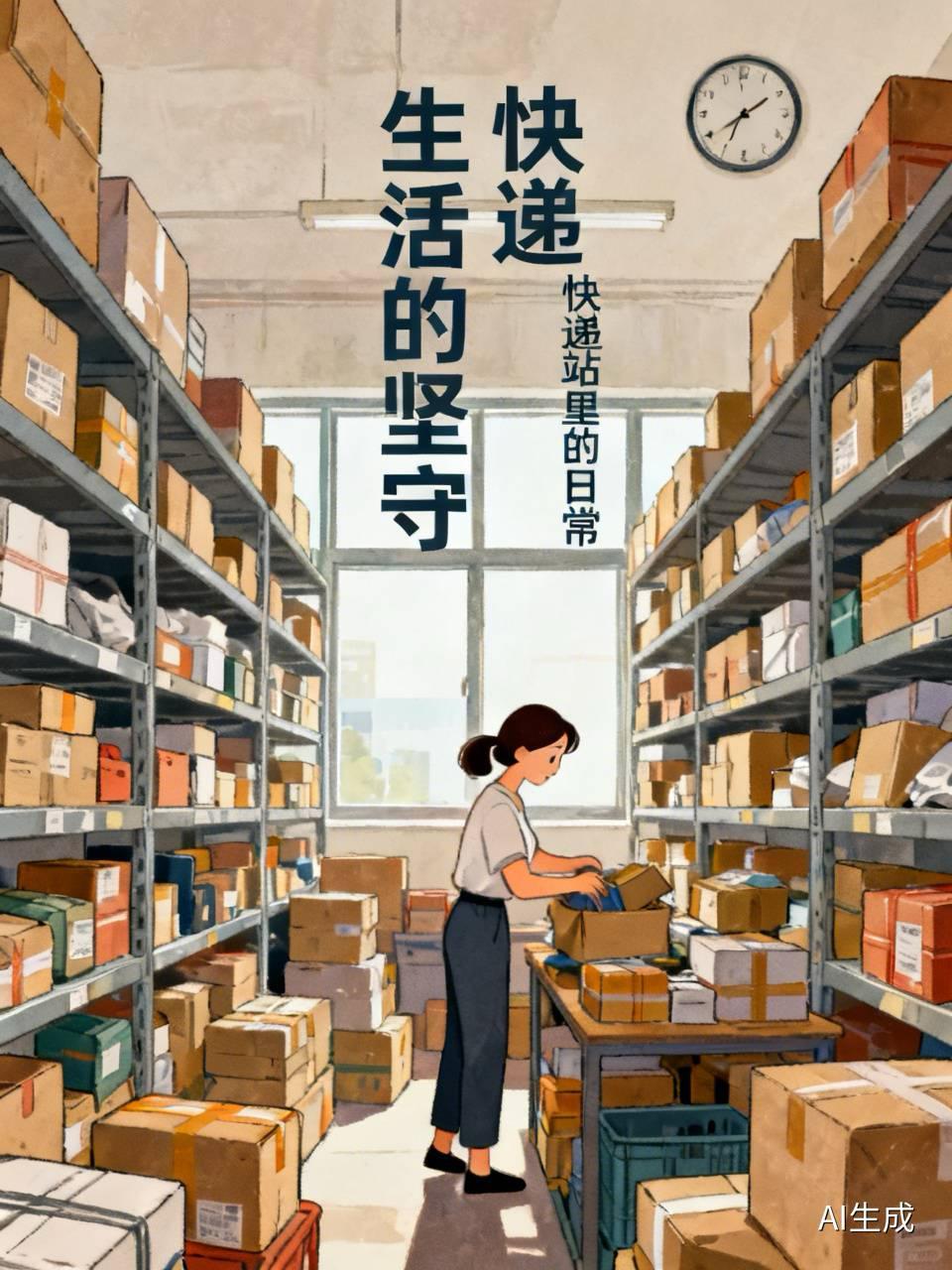 朋友在保定开快递站，她说自己活得像一头拉磨的驴，全靠存折上的数字硬撑。想当年