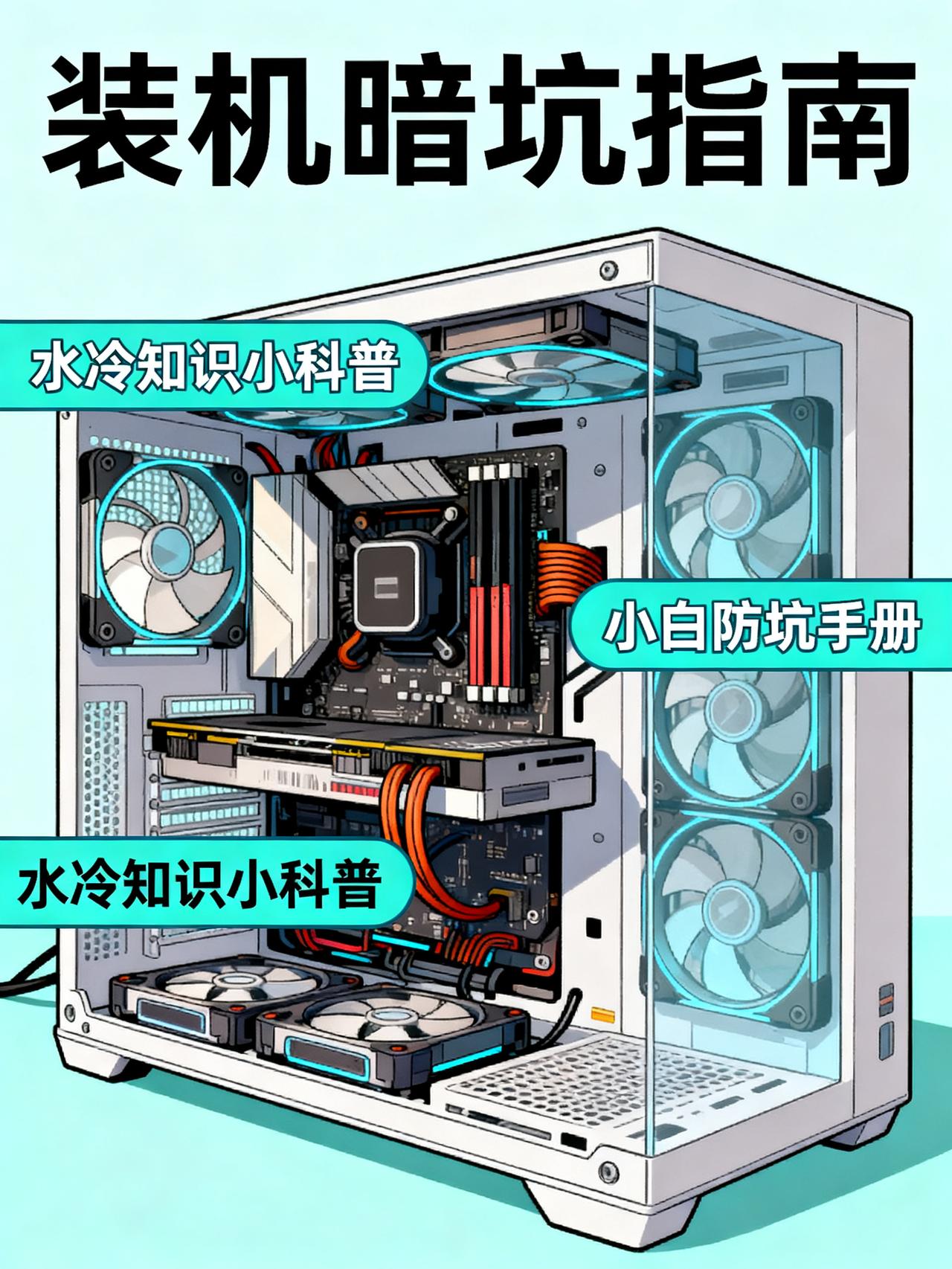 顾客装机要求配最贵水冷，老板反问：你显卡5090DV2，配啥水冷？藏在装机