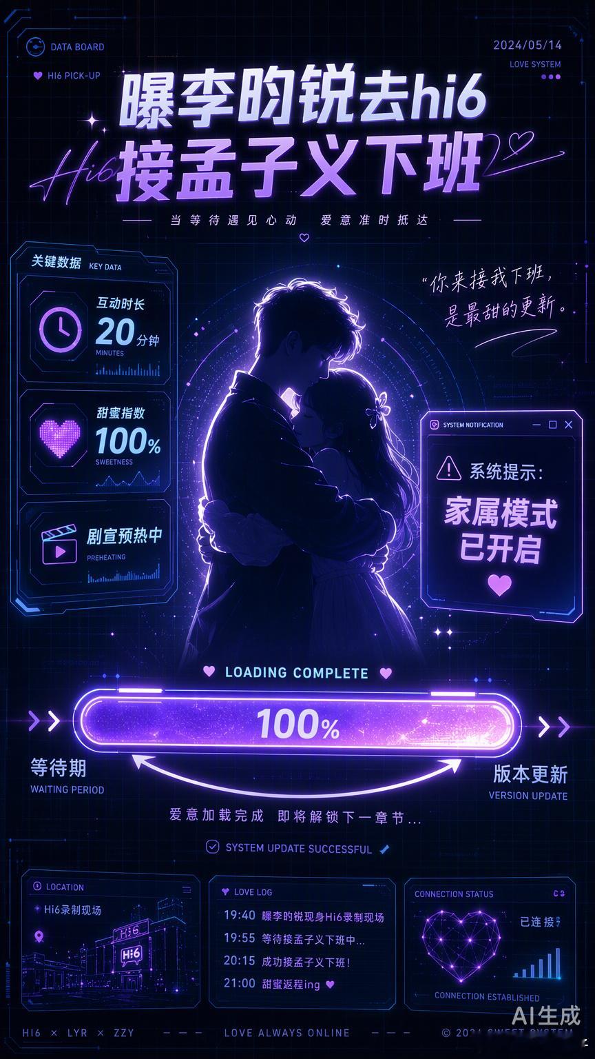 谁懂这种在漫长待机后终于迎来“系统版本更新”的救赎感。李昀锐这次去《你好星期六》接孟子义下班，看着是