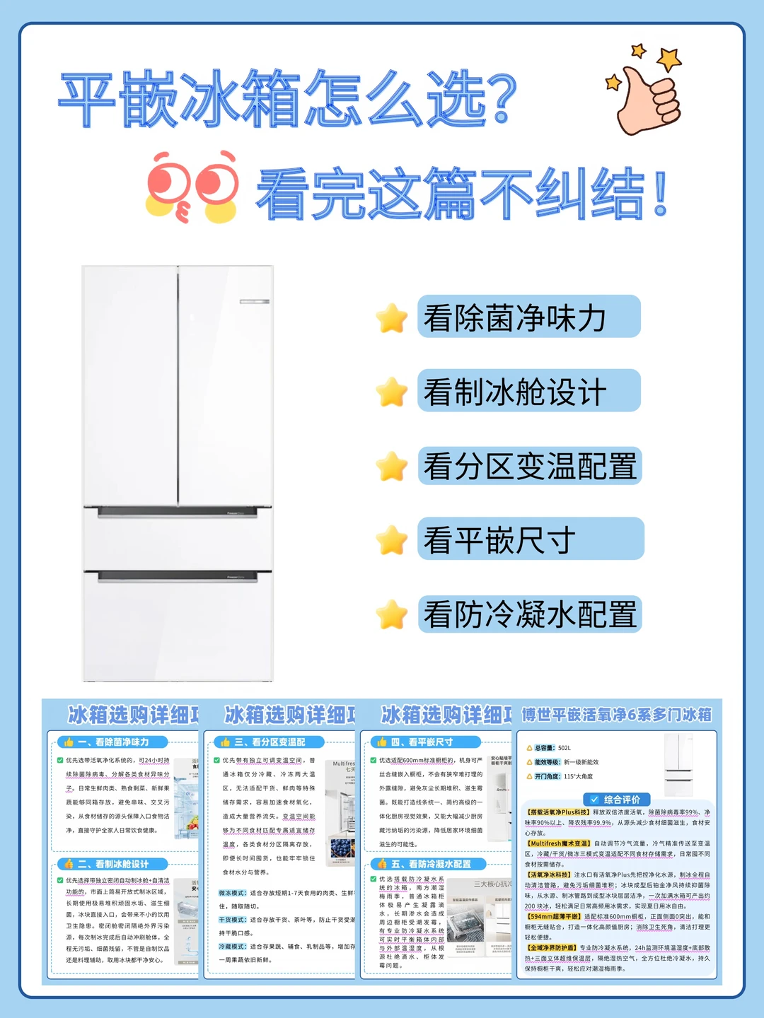 装修选冰箱｜5个干货避坑不踩雷✨