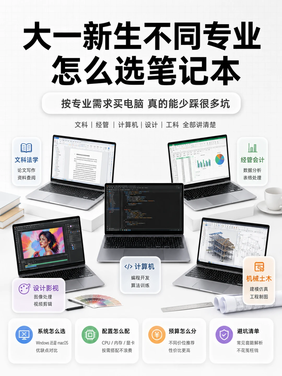 大一新生买电脑先看专业