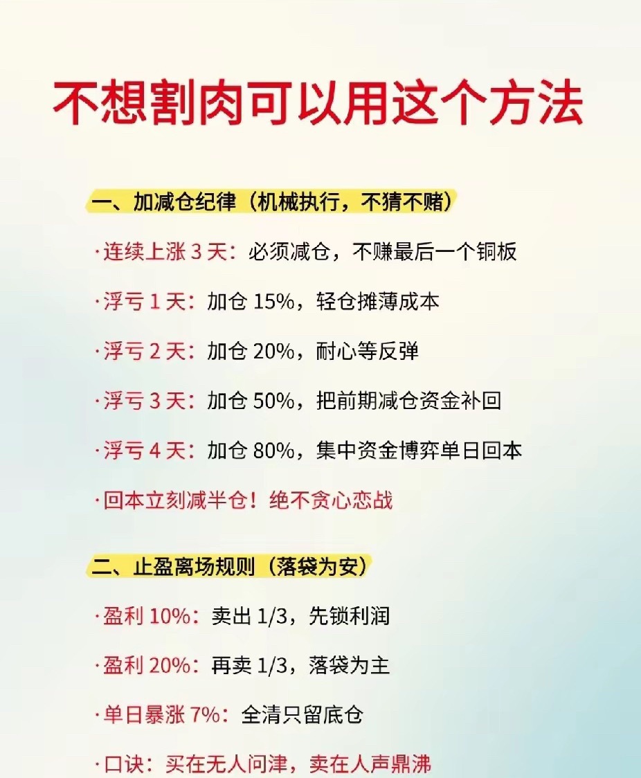 A股：炒股的散户常有被套的时候，如果不想被套割肉可以用这个好方法试试温馨提示：只