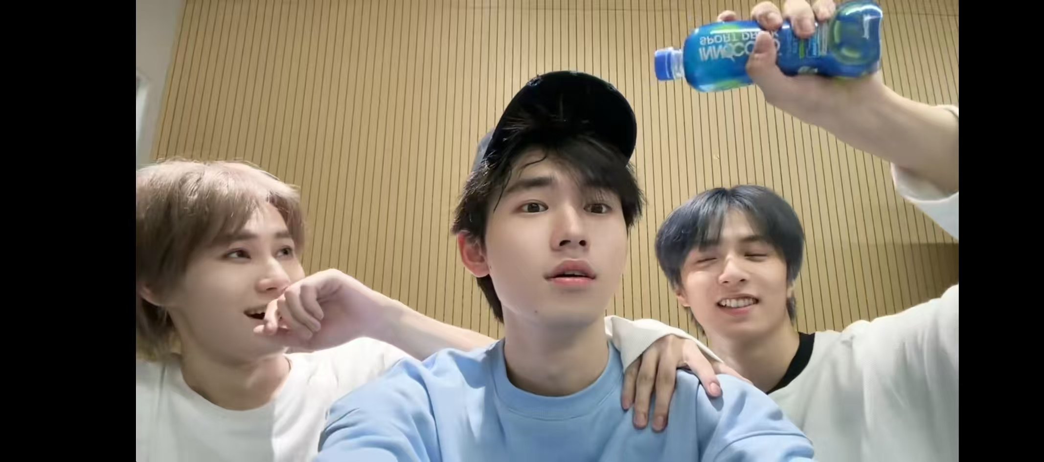 宋亚轩刘耀文张真源合拍视频，哈哈哈哈你们三网速真快啊