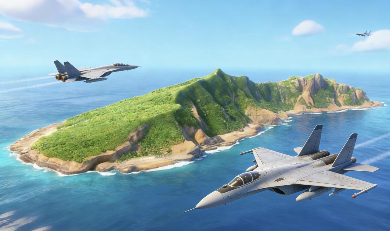 日方代表：咳咳！钓鱼岛是我们的固有领土，这是“历史定论”！中国海警队员：哦