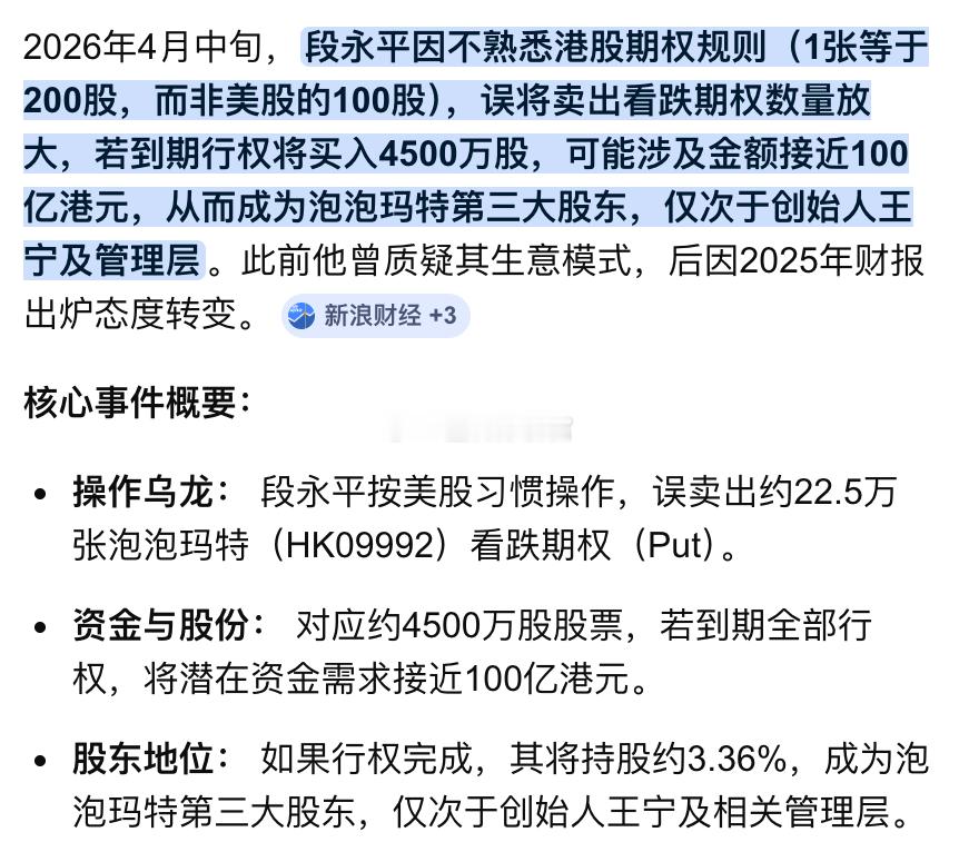 如果泡泡跌破150，且交易不是P图的，那么段永平极有可能成为泡泡玛特第三大股东