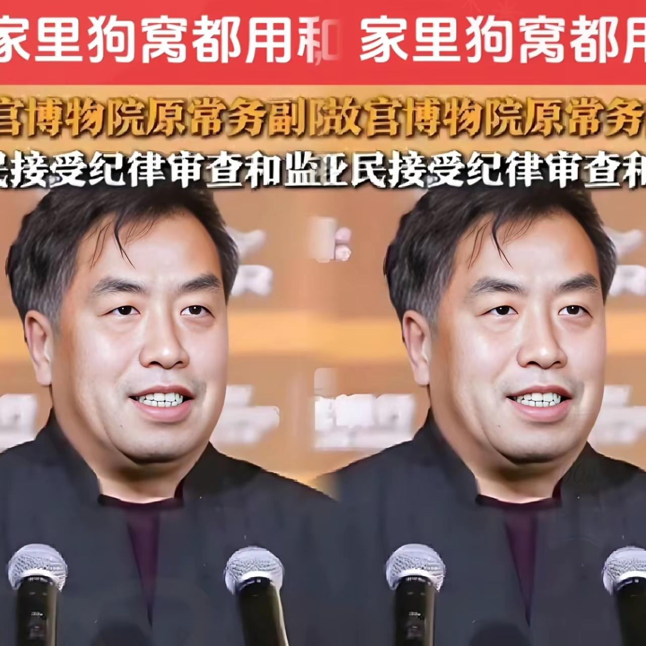 一大早刷个消息，真是让人脑瓜子嗡嗡的。故宫那边的副院长家里被抄了，这动静可闹大