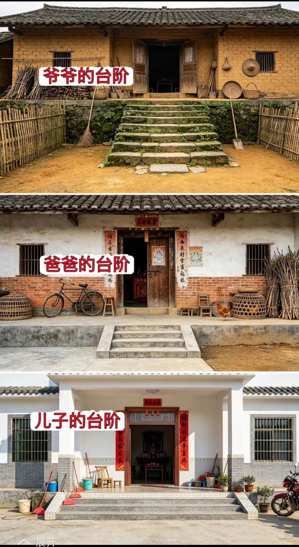 这个台阶越来越宽，但高差越来越小，不知道想表达什么意思？