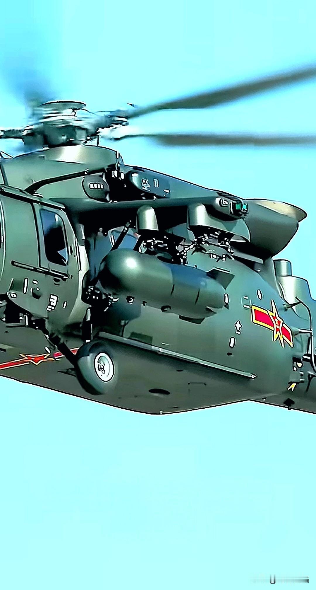 直-20T的“炸弹型”副油箱。作为直-20T远程突击、跨海作战的关键装备，副油箱